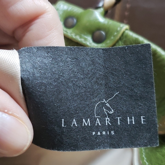 Lamarthe leather handbag - Picture 3 of 9